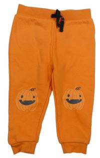 Oranžové tepláky s dýněmi Primark
