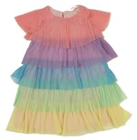 Farebné vrstvené tylové šaty H&M