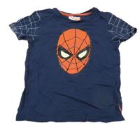 Tmavomodré tričko se Spidermanem M&S