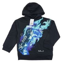 Nové - Tmavomodrá mikina s ovladačem a kapucí Next