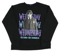 Černá mikina - Wednesday Primark
