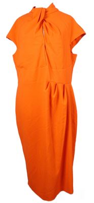 Dámske červené midi šaty s řasením Asos