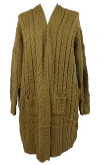 Dámský hnědý vzorovaný svetrový cardigán Boohoo 