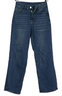 Dámské modré petite rifle Shein 