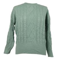 Dámský světlemodrý vzorovaný svetr Peacocks 