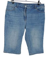 Dámské světlemodré capri rifle Papaya 