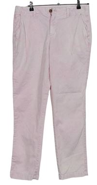 Dámske ružové plátenné nohavice GAP