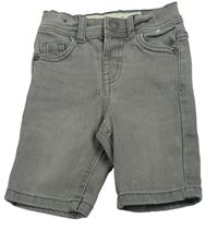 Šedé skinny riflové kraťasy Denim Co.