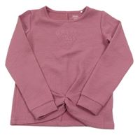 Vínová rebrovaná mikina s nápisom Yigga