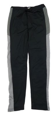 Čierno-sivé športové legíny Shein