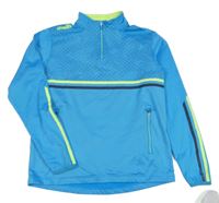 Modro-zelená vzorovaná športová funkčná mikina O´neills