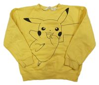 Žltá mikina s Pikachu H&M