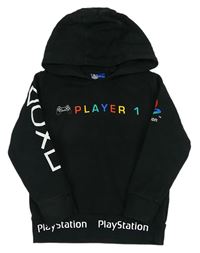 Černá mikina s kapucí - Playstation