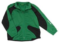 Zeleno-čierna športová prepínaci mikina Erima