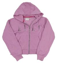 Ružová prepínaci mikina s kapucňou Elle