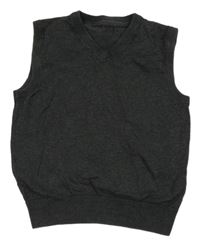 Tmavosivá pletená vesta M&S