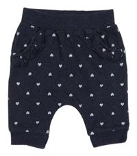 Tmavomodré tepláky se srdíčky Disney