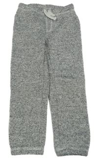 Sivé melírované pletené tepláky lupilu