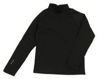 Černé thermo triko se stojáčkem Wed´ze