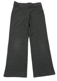 Tmavosivé teplákové nohavice Tu