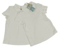 Nové - Bílé polo tričko Lily & Dan