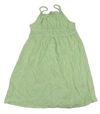 Svetlozelené muchlané šaty H&M