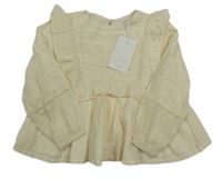 Nové - Smetanová halenka s volánky Leigh Tucker