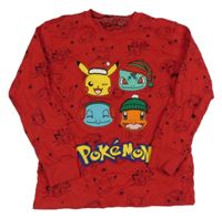 Červené tričko s Pokémony Next