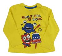 Žluté triko s příšerkami Lupilu