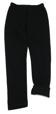 Čierne zateplené legíny