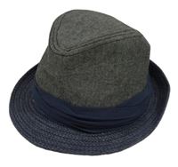 Tmavomodrý klobouk C&A vel. 104-122