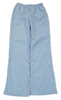 Svetlomodré ľahké šušťákové nohavice