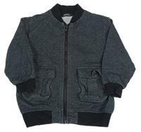 Tmavosivá prepínaci mikina Next