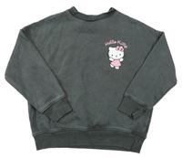 Sivá oversize mikina s Kitty Sanrio