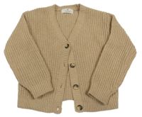 Béžový prepínaci žinylkový sveter H&M