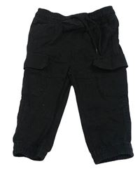 Černé cargo cuff rifle Matalan