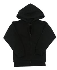 Čierna vzorovaná prepínaci mikina s kapucňou PRIMARK