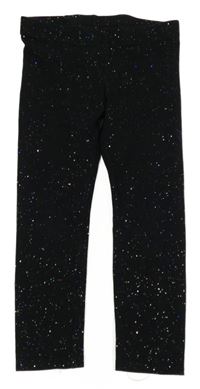 Čierne trblietavé legíny F&F