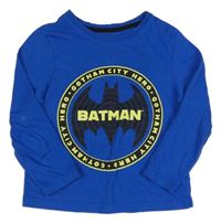 Cobaltovoě modré tričko s Batmanem PRIMARK