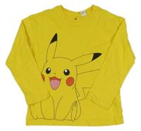 Žluté triko s Pikachu H&M