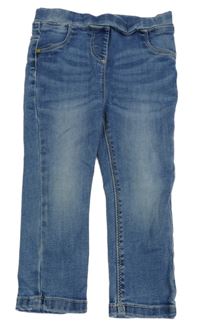 Modré rifľové džegíny TAPE 'A L'OEIL