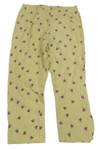 Žlté capri legíny s melónmi Y.F.K.