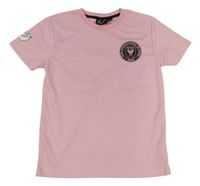 Světlerůžový sportovní fotbalový dres so znakom PRIMARK