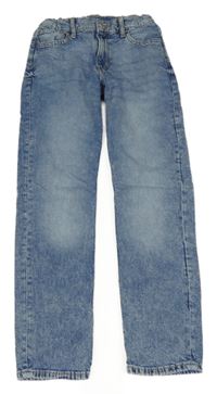 Modré plísňové slim rifle H&M