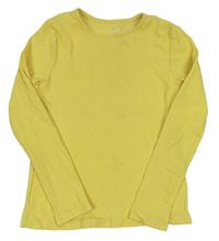 Žlté rebrované tričko H&M