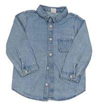 Světlemodrá riflová košile H&M