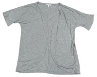 Sivý melírovaný ľahký cardigan Charles Vögele