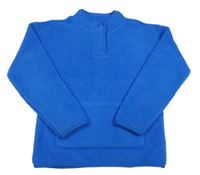 Modrá huňatá mikina Dunnes