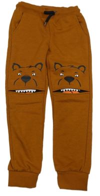Hnědé tepláky s medvědy Dopodopo