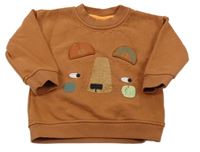 Hnedá mikina s medvěďom Nutmeg